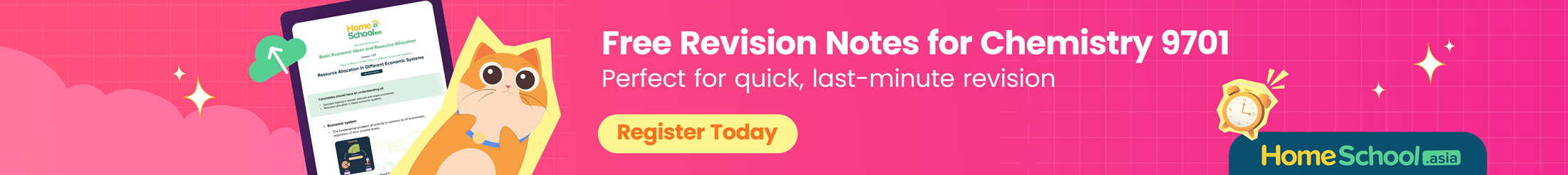 Chemistry 9701 Ad Banner