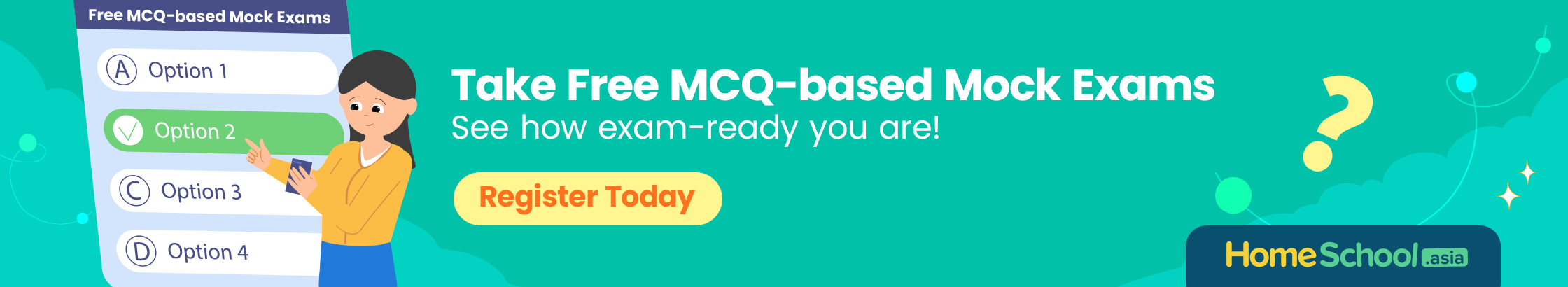 Mock Exam advertisement